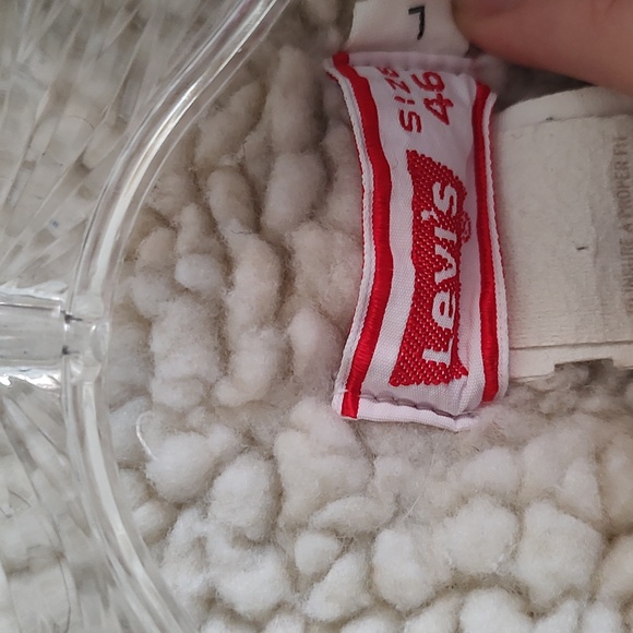 Vintage 70s Levi trucker Sherpa lined jacket - Picture 3 of 12